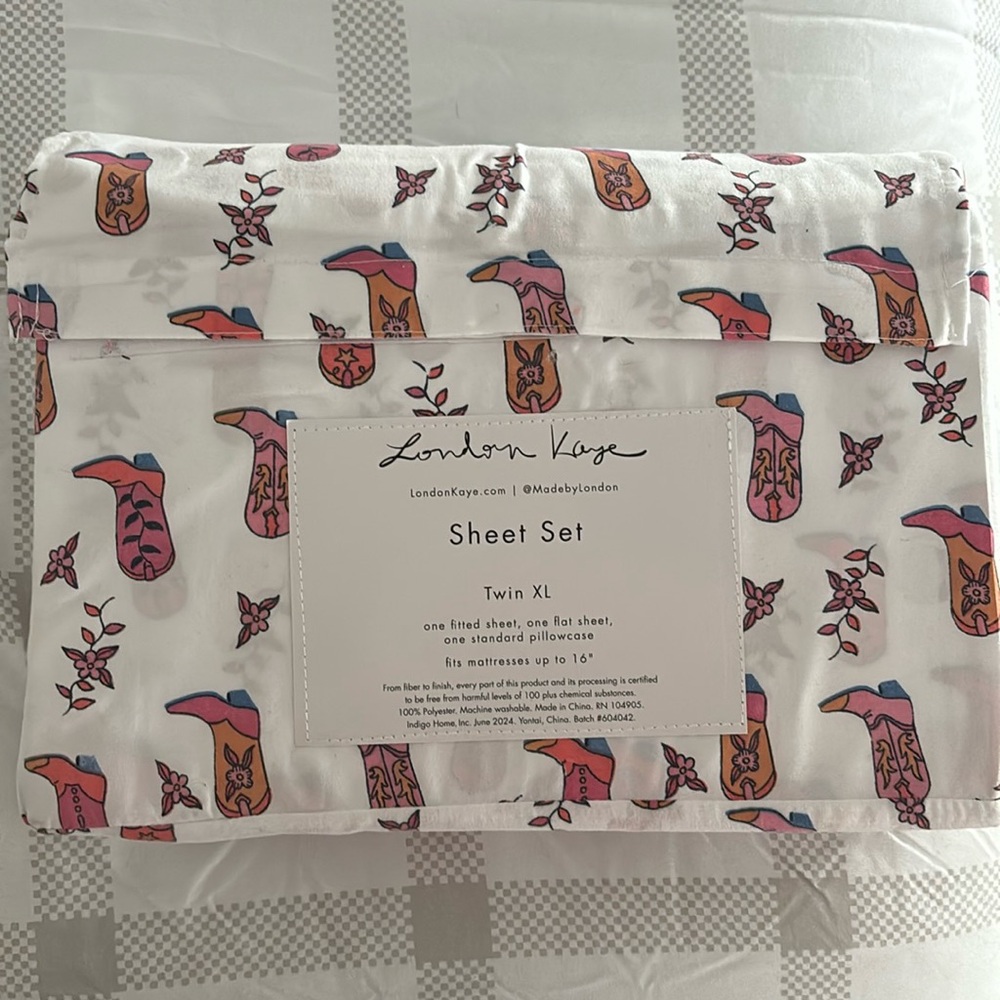 London Kaye xl twin sheet set